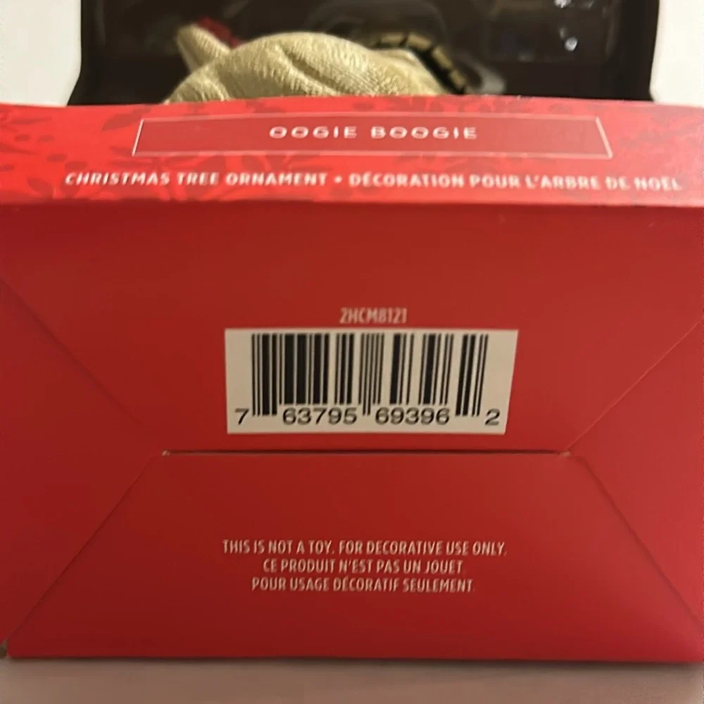Hallmark Red Box‎ Nightmare Before Christmas Oogie Boogie Christmas Ornament